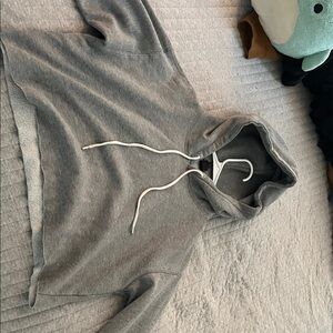 Gray Hooded Sweatshirt